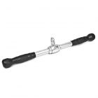Straight Revolving Bar Cable Attachment with Rubber Grip