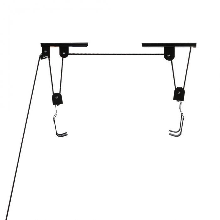 Hang bike best sale from ceiling pulley